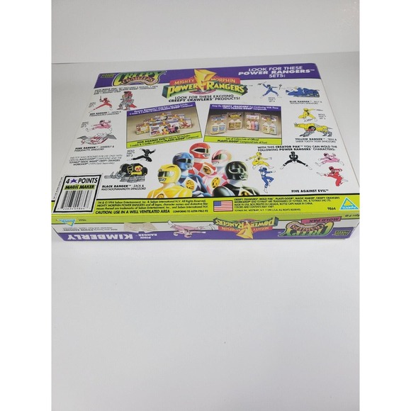 Vintage 1994 Creepy Crawlers Mold Pack Pink Ranger Kimberly Mighty Morphine! - Picture 5 of 7